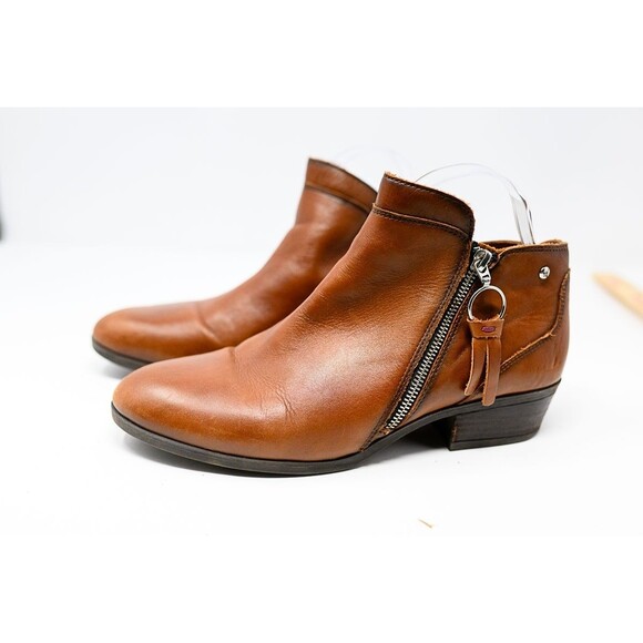 Pikolino's womens brown leather bootie ankle boots 41 9.5/10 - Picture 1 of 9